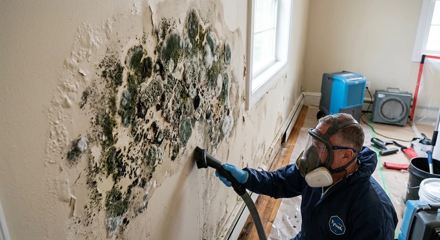 Professional water damage restoration work - Can untreated water damage affect your health?